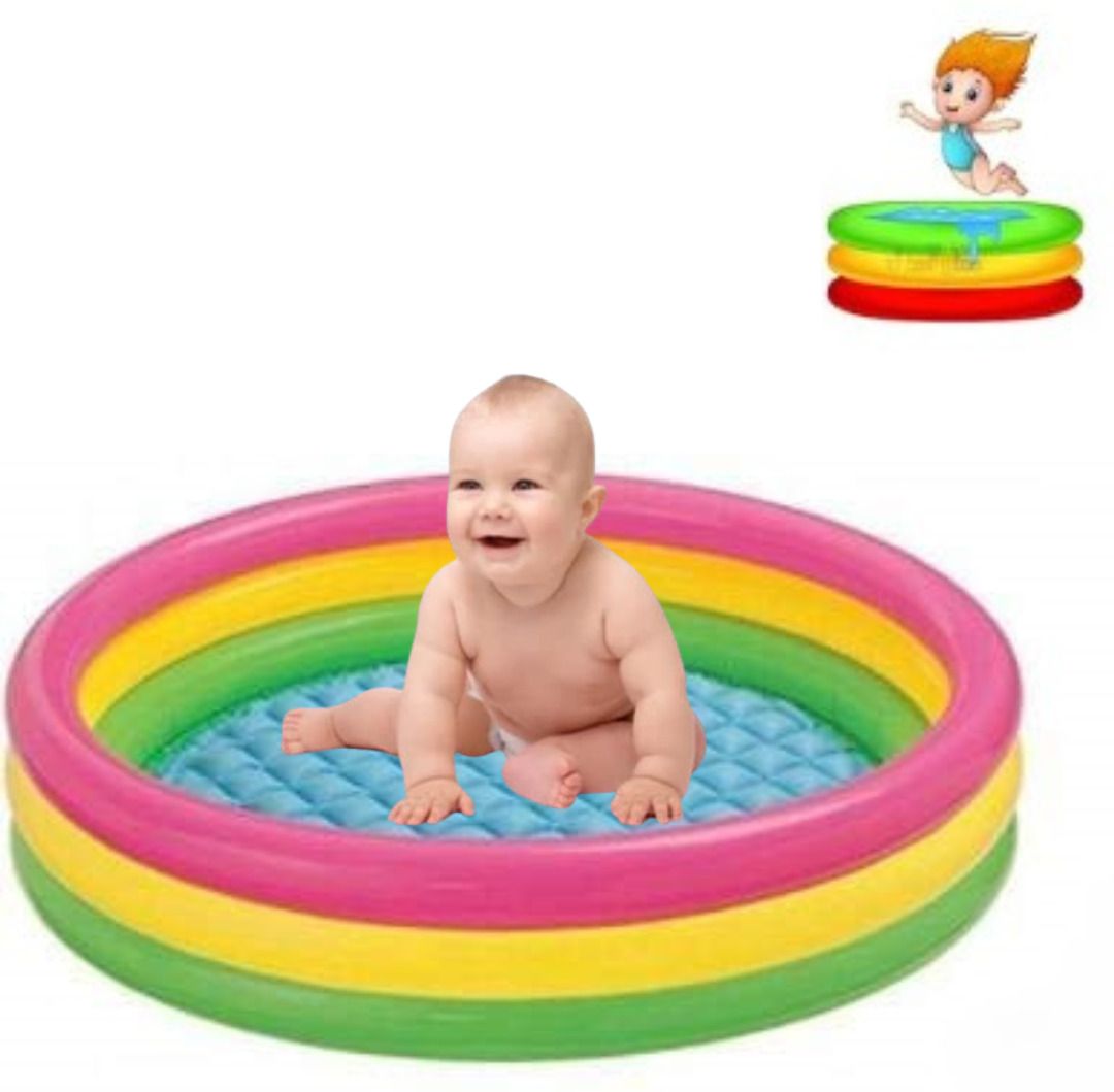 Baby Pool Bath Water Tub for Kids Soft Inflatable Kid's, 3ft 0-5 Years 3 Feet 16-image-32