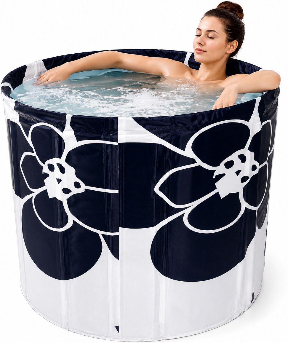 kartaharta Portable Foldable Adult Bath Tub for Bathroom Home Spa Hot & Cold Ice Bath-picture-22