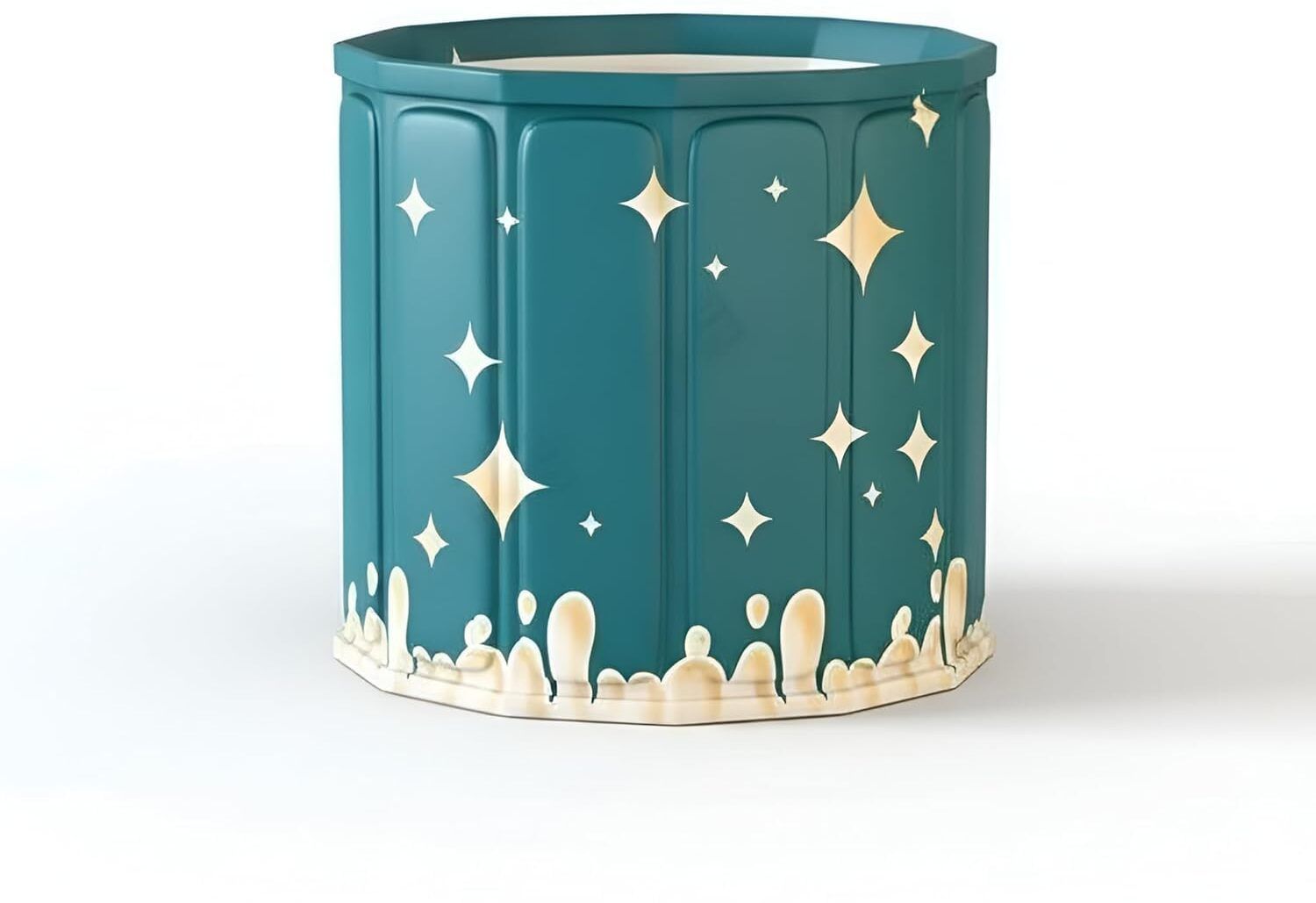 LX-442Clamp Foldable Adult Bathtub Clamp Foldable Adult Bathtub with Star Design and Locking Support System Pro Tub Free-standing Bathtub