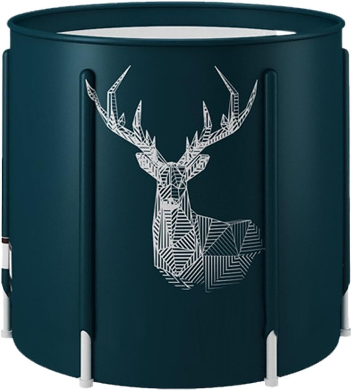 VJ-354-Life Style Bath Unisex Portable Foldable SPA Bathtub Freestanding Ice Bath & Warm Soaking Insulated Fabric Compact Free-standing Bathtub