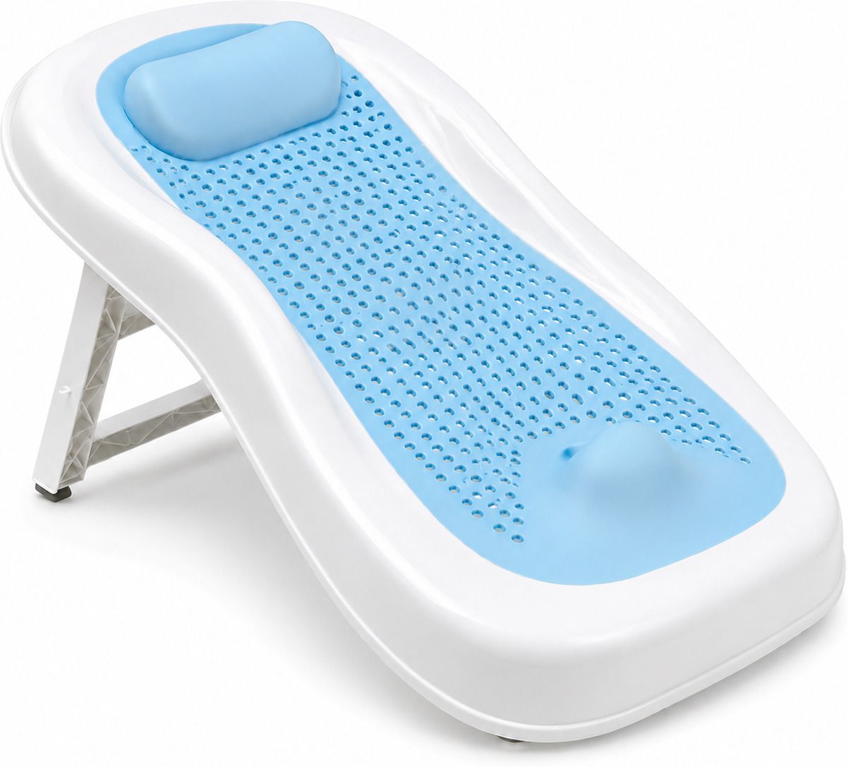 yorten Foldable Baby Bath Seat with Stand | Anti-Slip Ergonomic Newborn Bather-picture-14