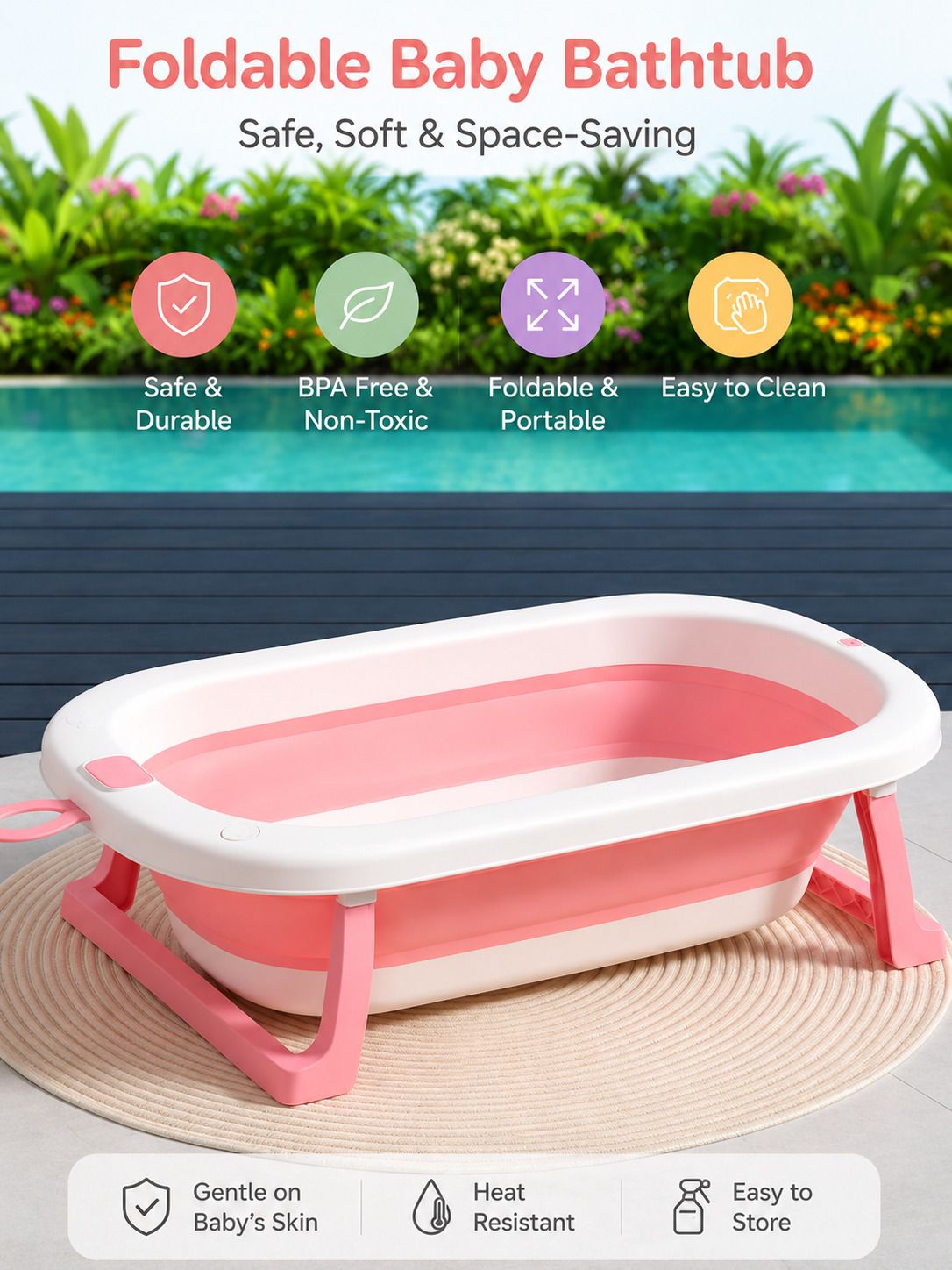 toys heaven Foldable Bath Tub 65-picture-24