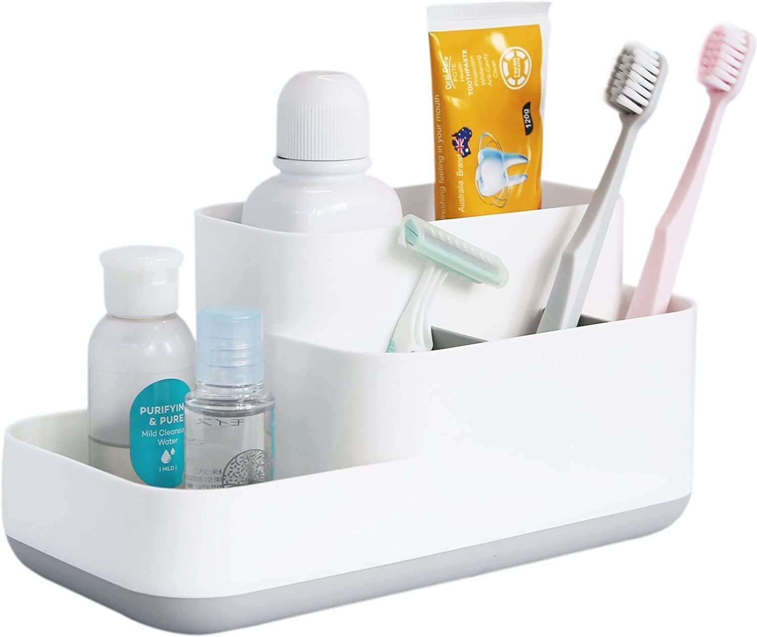 Kitchen and Bathroom Caddy Storage Holder Cosmetics Toiletry holder Bathtub Caddy
