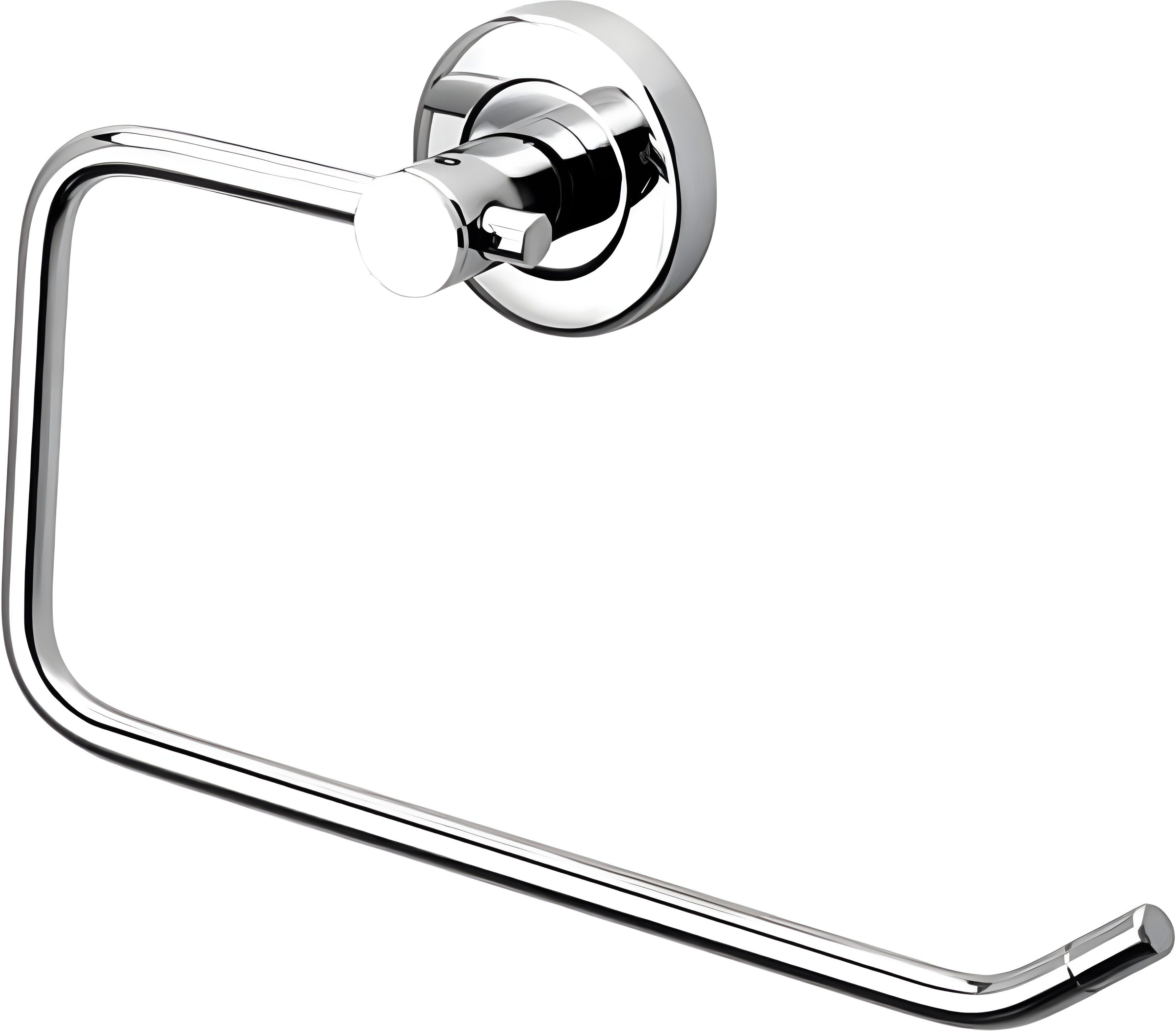 ® Towel Ring Stainless Steel Half Square Rod Towel Holder for Bathroom Bathtub Caddy