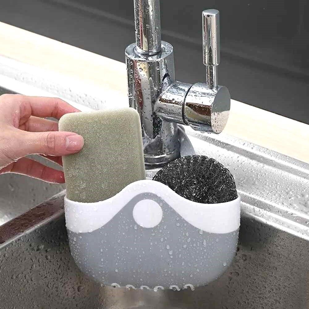 Adjustable Silicone Hanging Sink Caddy Bathtub Caddy-image-21
