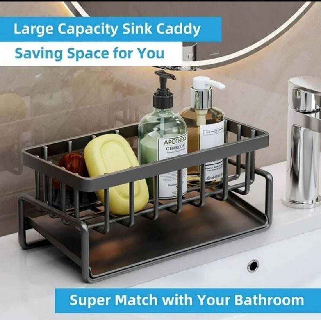 sajaa Premium Stainless Steel Kitchen Sink Caddy Bathtub Caddy-picture-10