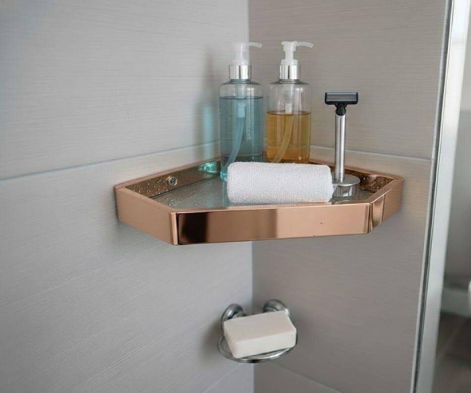 Bathroom Corner Shelf 10x10 inches Bathtub Caddy