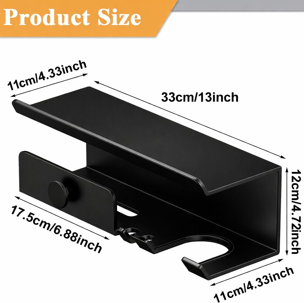 vital nest HDH-BLK-01 Bathtub Caddy-picture-38