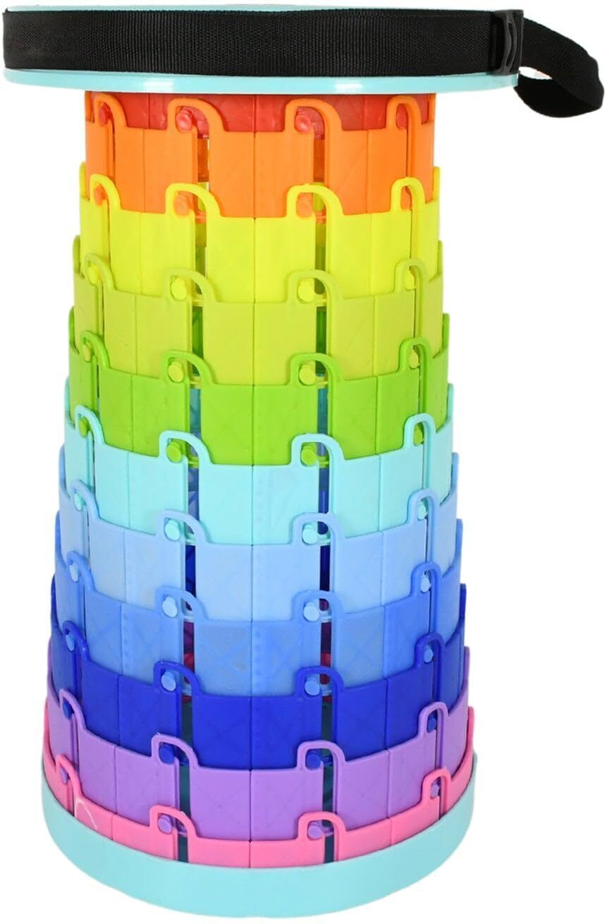 Multi-Purpose Folding Table & Height-Adjustable Telescopic Stool - Portable Bathtub Feet