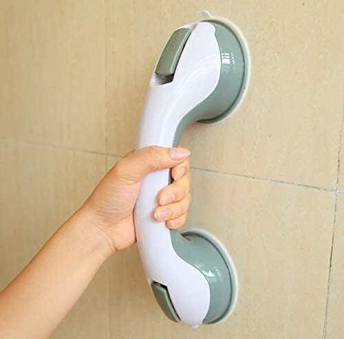 Bathroom Strong Suction Cup Helping Handle Curved Bathtub Safety Rail