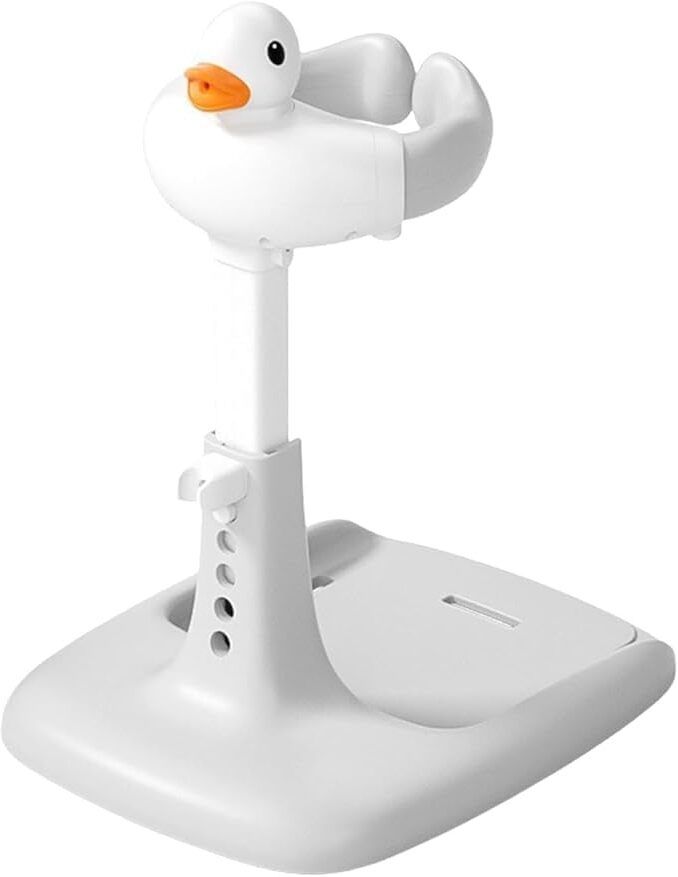 Adjustable Height Baby Shower Stand Anti-Slip Base,Bath Shower Standing Support Swing Up Bathtub Safety Rail