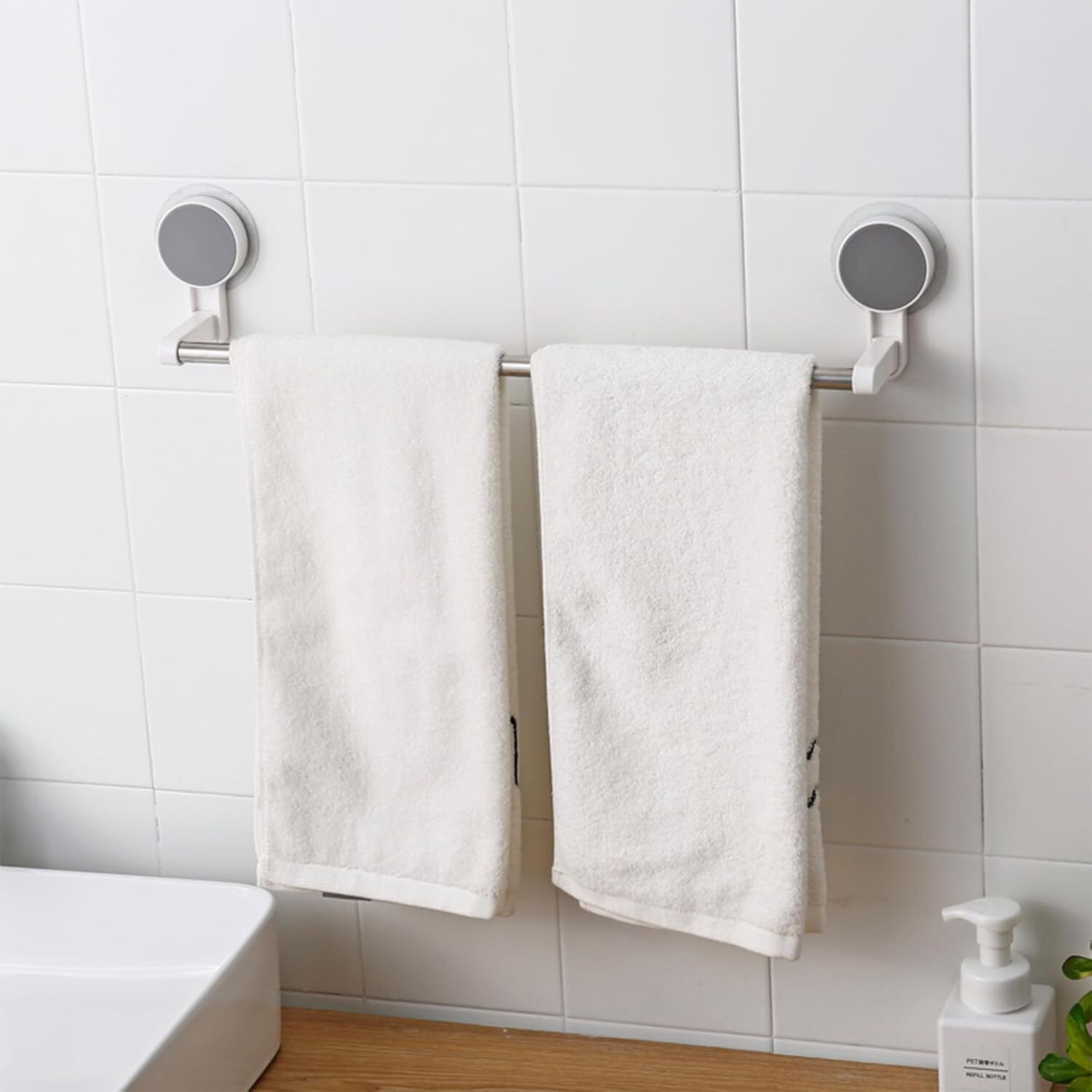 Towel Holder in Bathroom/ Hangers for Clothes/Cloth Hanger for Wall/Towel Stand Swing Up Bathtub Safety Rail-image-30