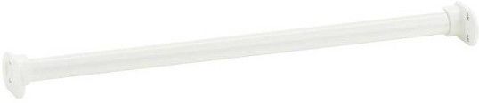 Clothes Rail, White 60x55 cm Straight Bathtub Safety Rail-image-7