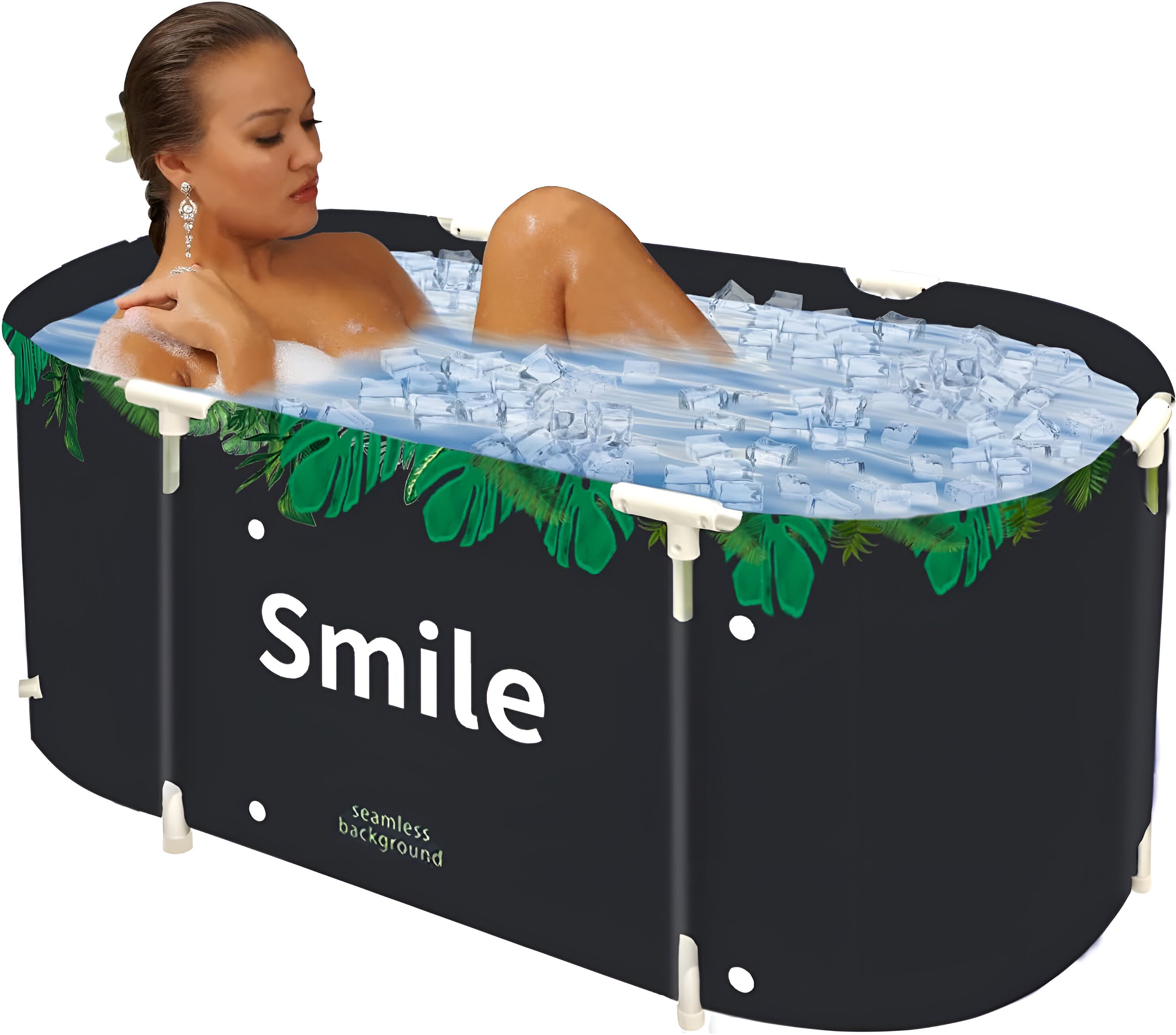 SA - 1649 Portable Foldable Bathtub for Adults & Kids, Deep Soaking Spa Tub Free-standing Bathtub-image-34