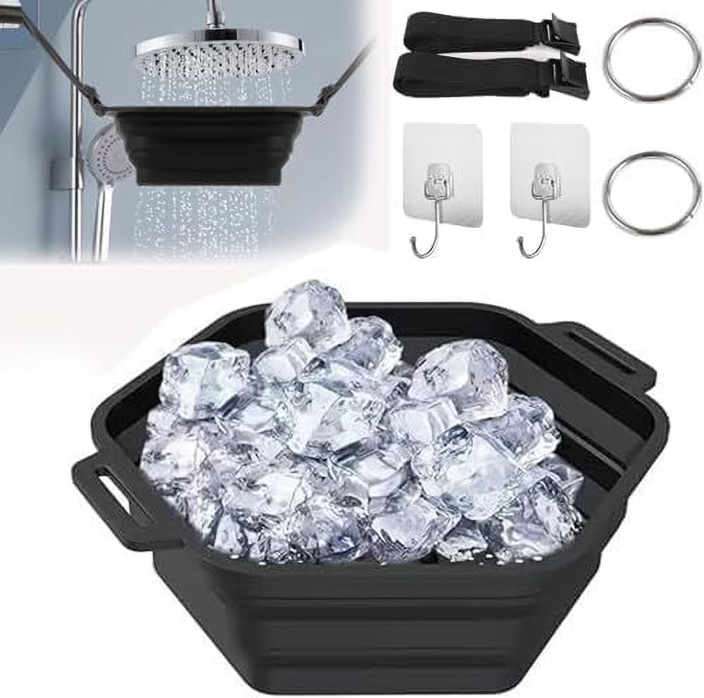Ice Bath Water Chiller, Portable Ice Bath for Athletes with Ice Bath Tub Ice Bath Water Chiller, Portable Ice Bath for Athletes with Foldable Silicone Ice Bath Tub Undermount Bathtub-image-2
