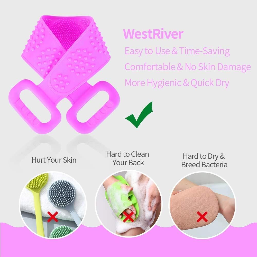 bresiyar SILICON BATH BELT-038 SILICON BATH BELT-multicolor Corner Bathtub-picture-27