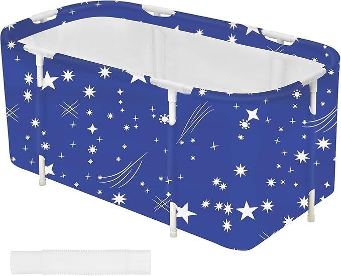 Portable Foldable Bathtub for Adults Star Bath Tub Free-standing Bathtub-image-9