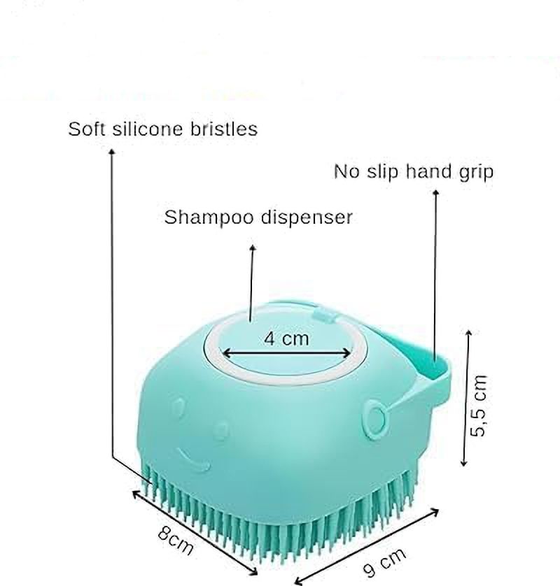 Body Scrubber with Soap Dispenser Brush Body Scrubber with Soap Dispenser Brush Alcove Bathtub-image-45