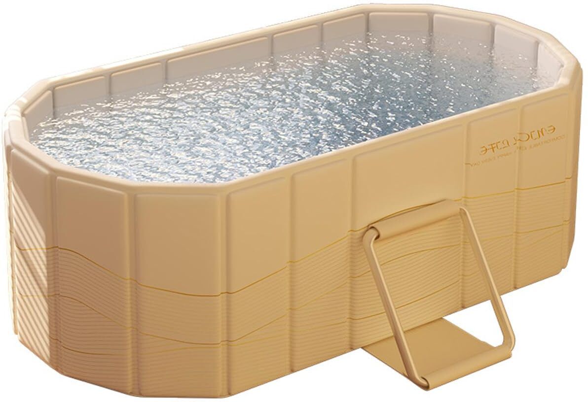 VJ - 461 Foldable Bath Tub for Adults Kids & Space Saving Spa Tub Free-standing Bathtub