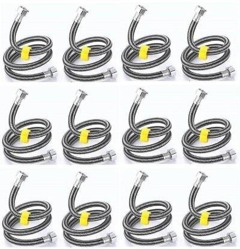 24" Stainless Steel 304 Connection Pipe Chrome Finish pack of 12 Undermount Bathtub-image-36