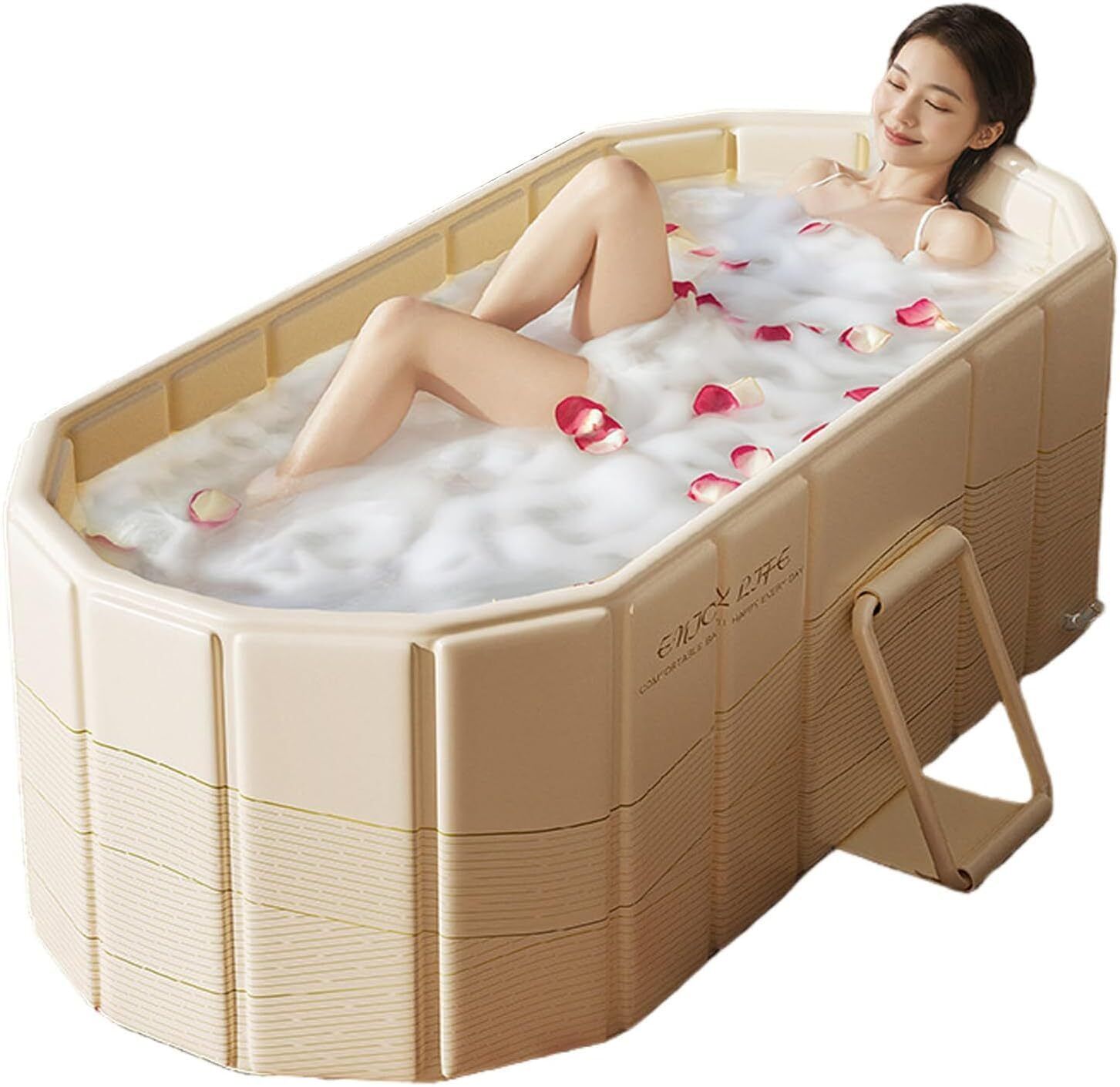 yopple Adult Foldable Bathtub for Adults, Extra-Large Collapsible Soaking Adult Foldable Bathtub for Adults, Extra-Large Collapsible Soaking Free-standing Bathtub-picture-34