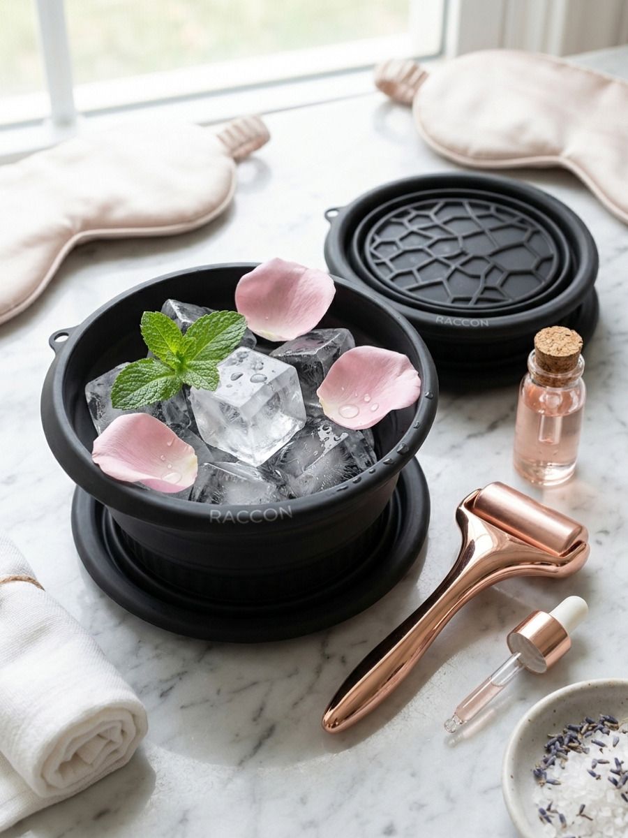 Silicone Ice Face Bowl Cryo Facial Skin Tightening Puffiness Reducer Drop-in Bathtub-image-48