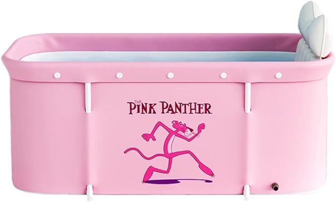 Pink Panther bath tube Portable Folding Bathtub Adult Freestanding Bath Free-standing Bathtub-image-21