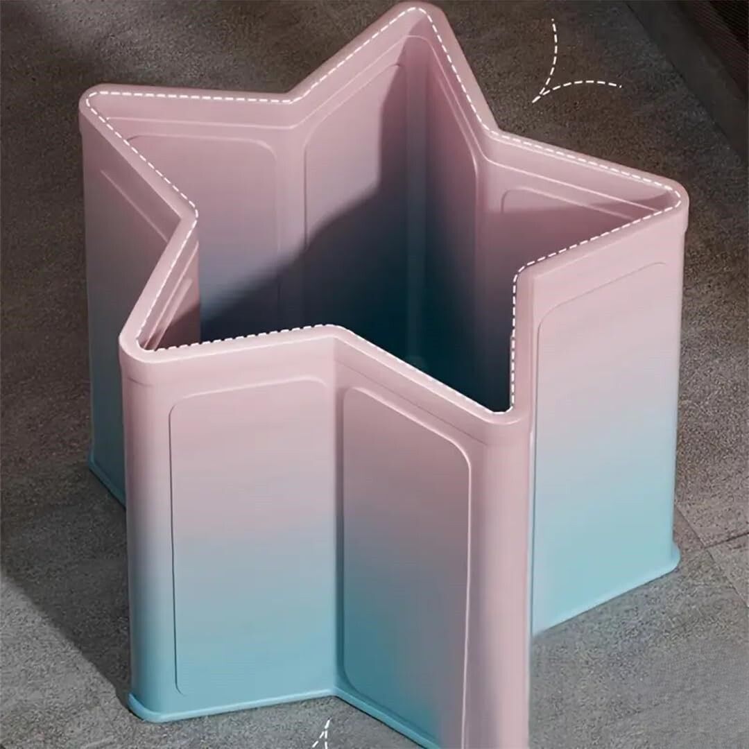 Contemporary Pink Gradient Freestanding Bathtub Round Compact Soaking Tub Design Pink Gradient Round Bathtub, Modern Compact Soaking Tub for Stylish Bathrooms Free-standing Bathtub-image-9