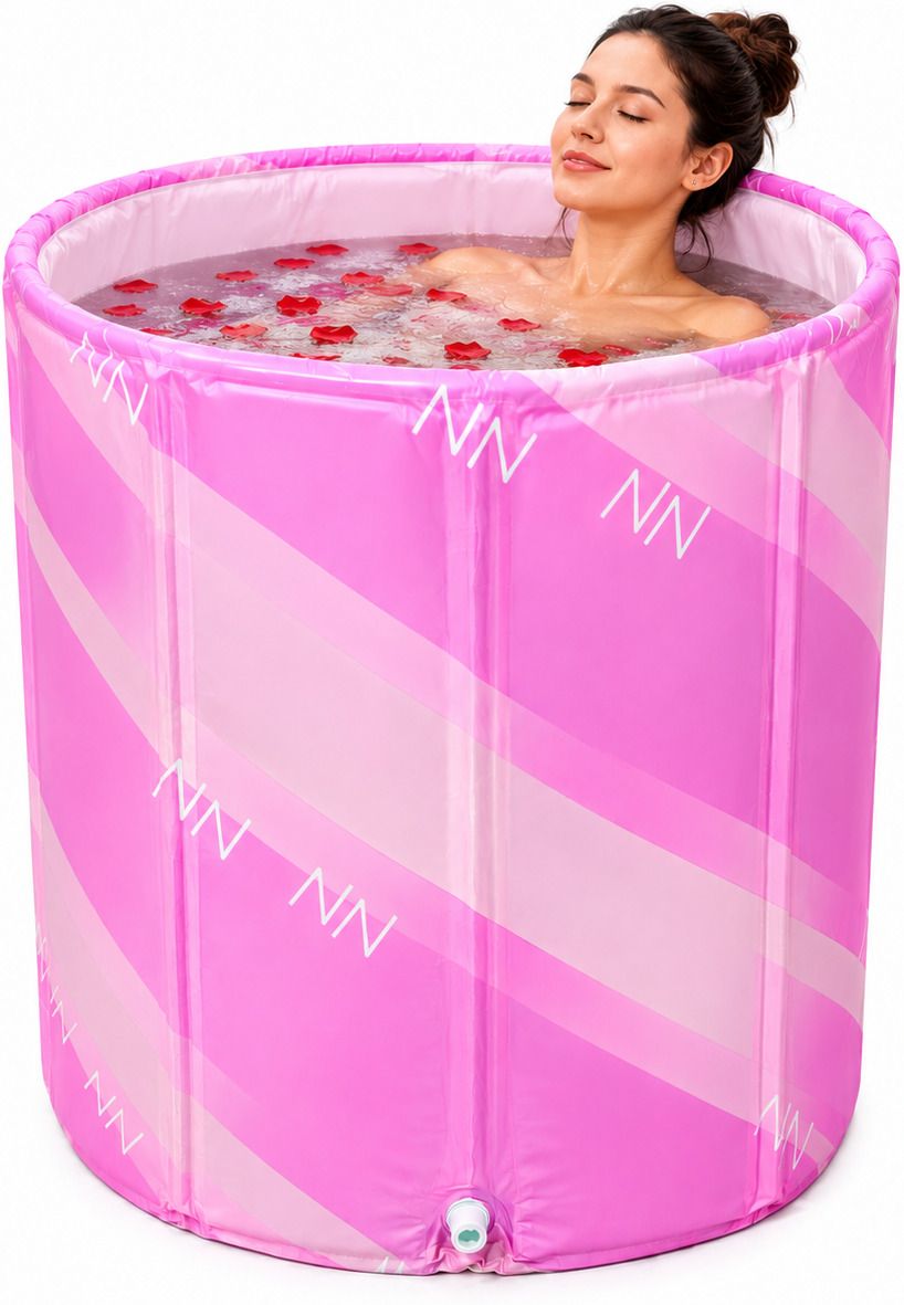 Portable Foldable Adult Bath Tub for Bathroom Home Spa Hot & Cold Ice Bath Soaking Tub with Drain Hole Thickened Insulated Freestanding Bathtub Free-standing Bathtub-image-11