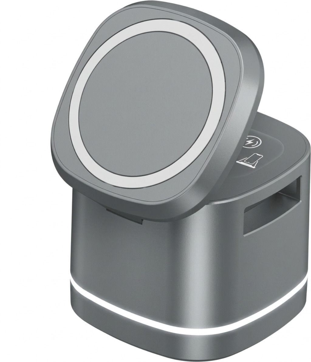 Velpron 3-in-1 Magnetic Charging Stand for iPhone iWatch Earbuds - Multi-Device Support Charging Pad-image-13
