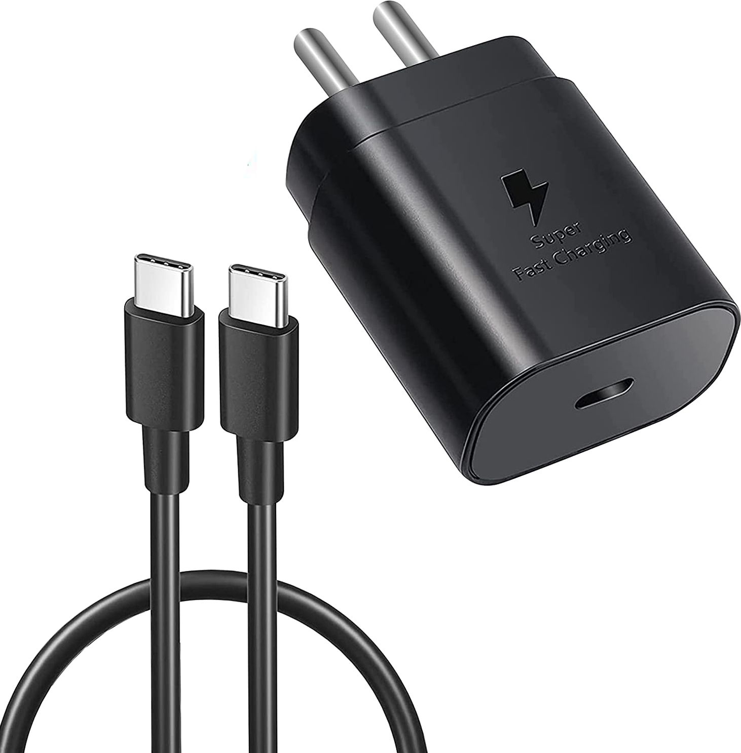 Wall Charger Accessory Combo for Samsung Galaxy M31, Samsung F23 25w Superfast Charger-image-35