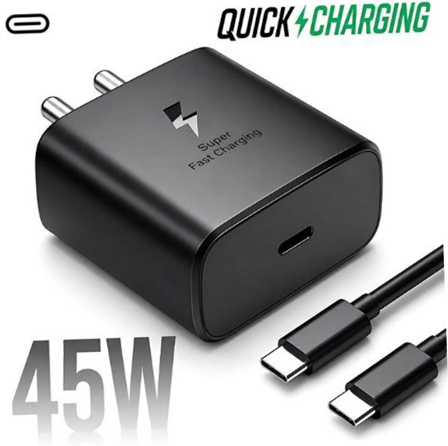NOCLAF ORIGINAL 45 W Supercharge 3 A Wall Charger for Mobile with Detachable Cable-image-46