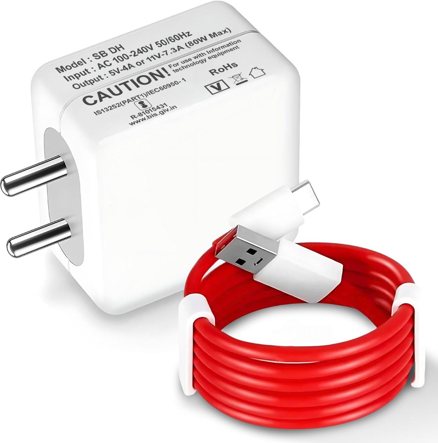 SB 80 W SuperVOOC 7.3 A Wall Charger for Mobile with Detachable Cable-picture-17