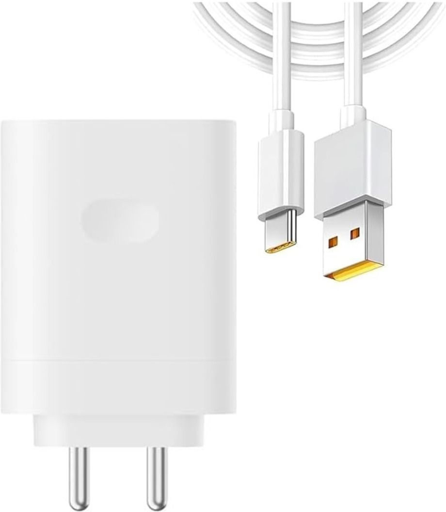 TECHVIQQ 120 W SuperVOOC 6 A Wall Charger for Mobile with Detachable Cable-image-45