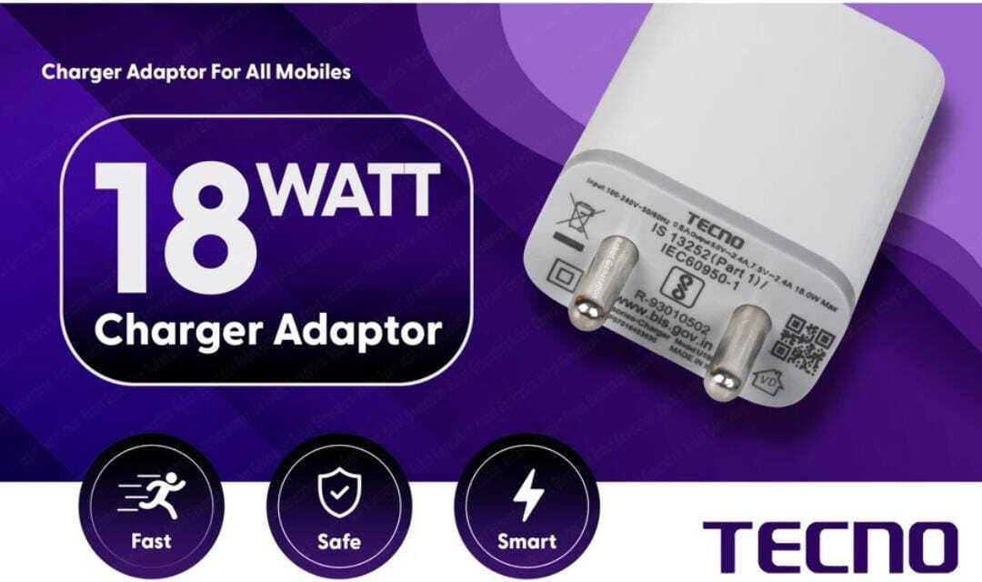 Tecno charger Quick Charge 2.1 A Wall Charger for Mobile with Detachable Cable-image-45