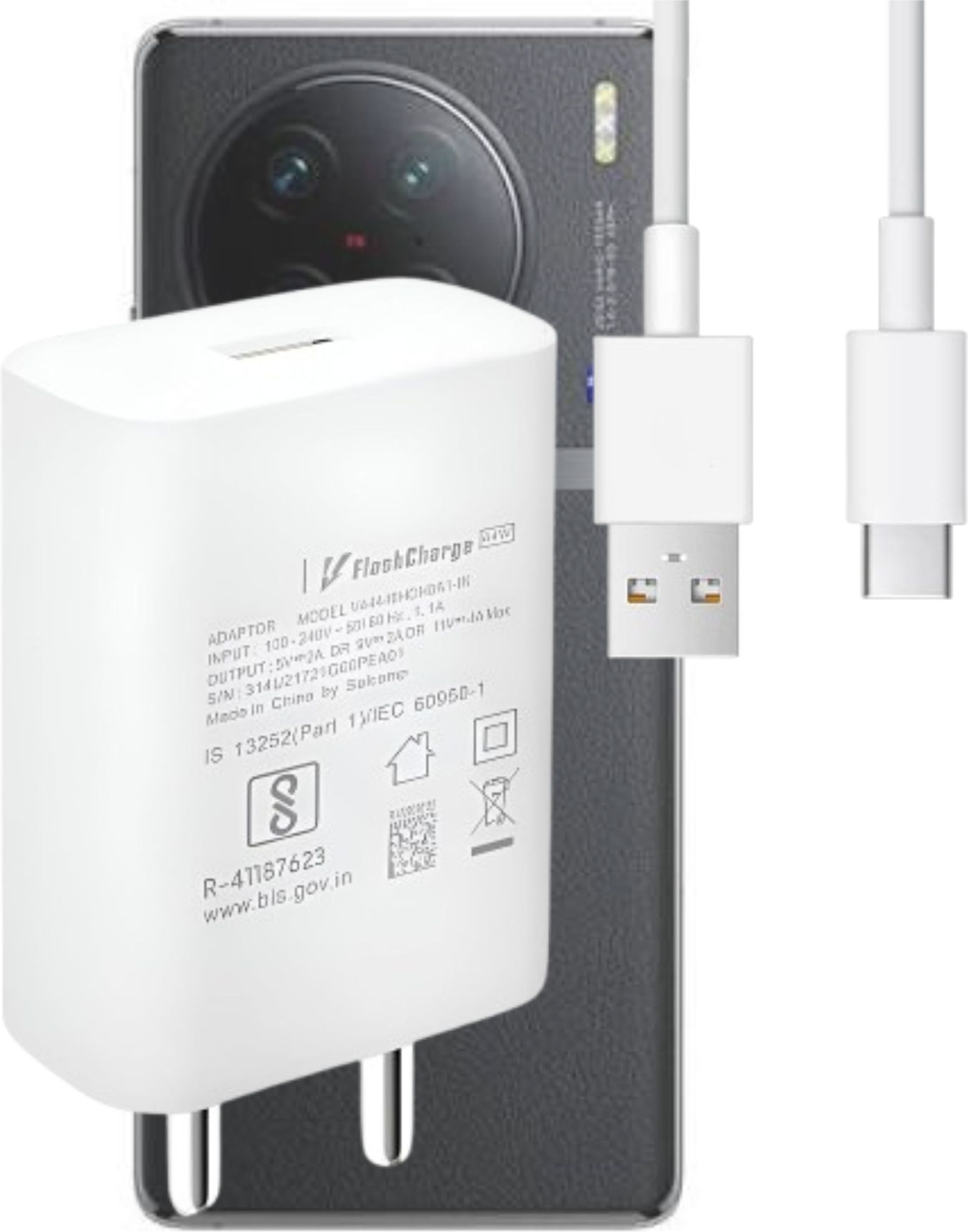 powlixir 44 W Quick Charge 4.2 A Wall Charger for Mobile with Detachable Cable-image-24