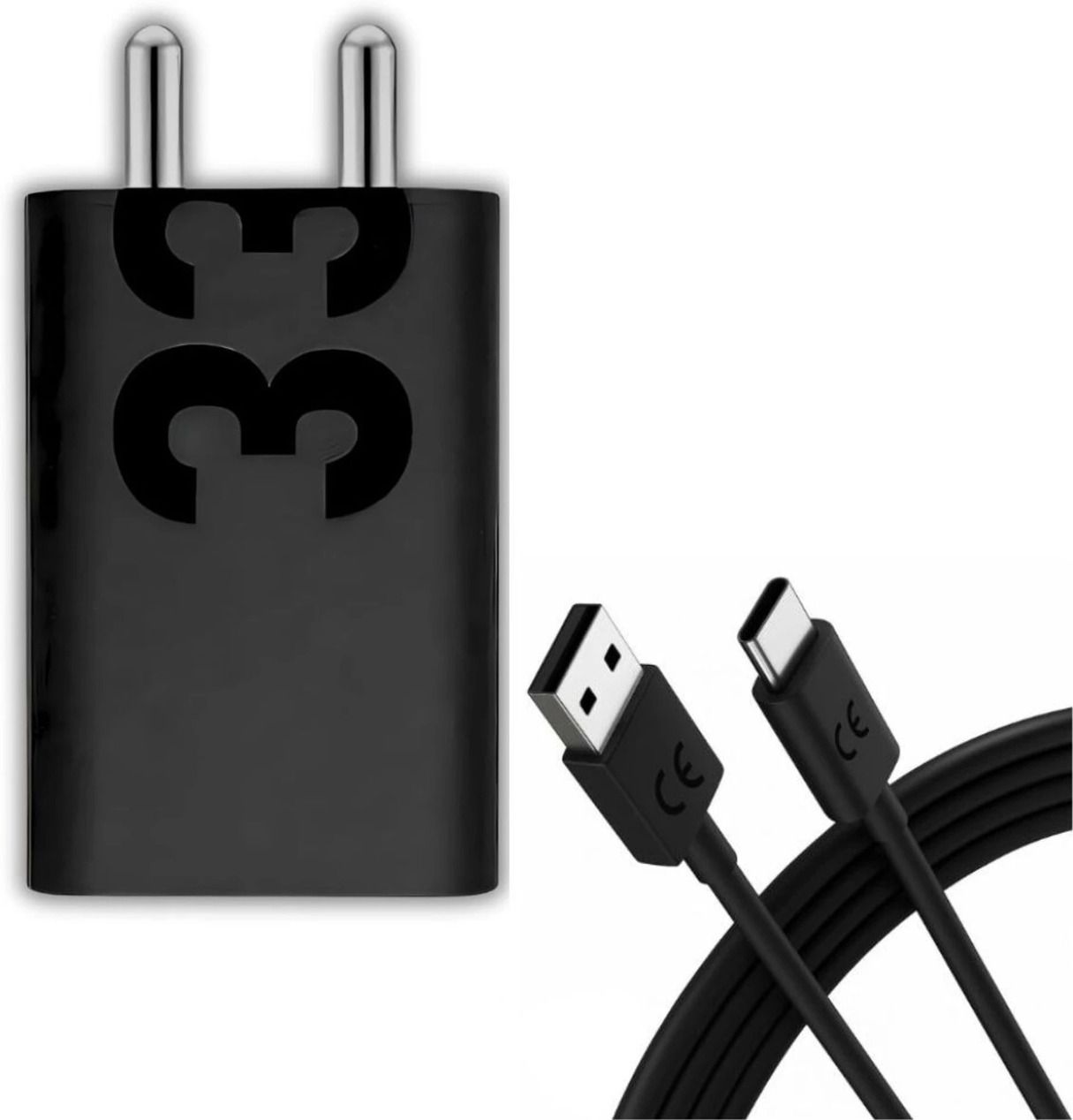 TECHWAQE 33 W TurboPower 2.0 3 A Wall Charger for Mobile with Detachable Cable-image-20