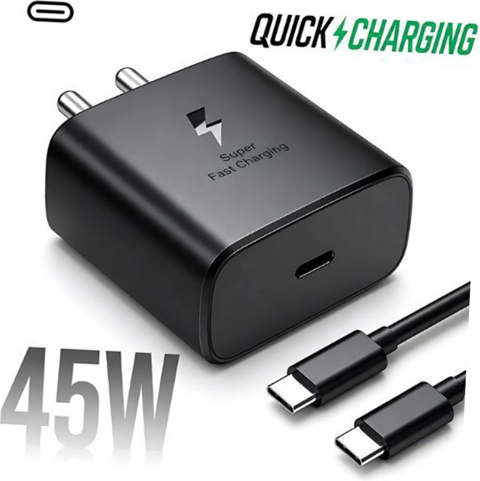 NOCLAF ORIGINAL 45 W Supercharge 3 A Wall Charger for Mobile with Detachable Cable-image-48