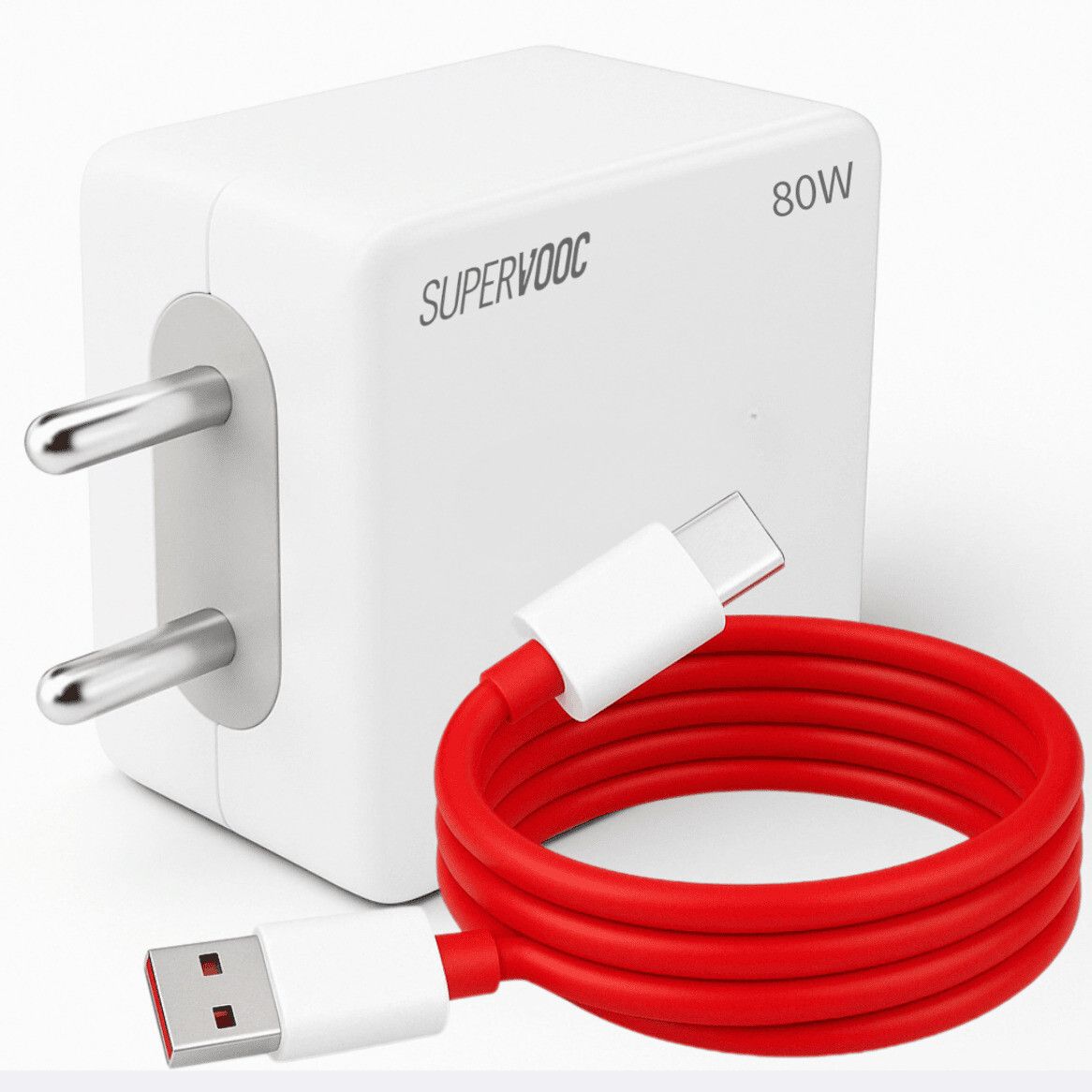 TechBlaze 80 W SuperVOOC 7.3 A Wall Charger for Mobile with Detachable Cable-picture-17