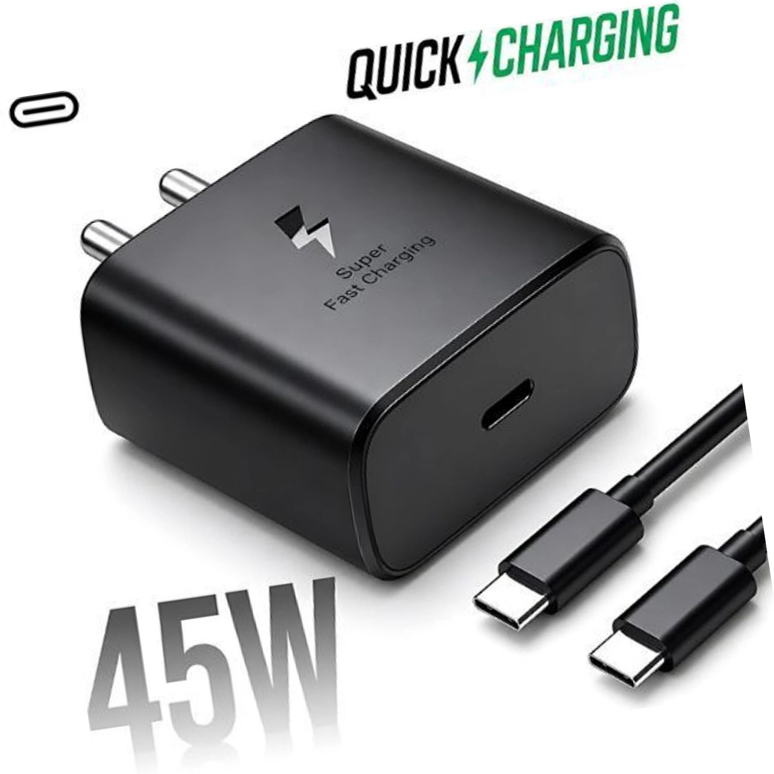 NOCLAF ORIGINAL 45 W Supercharge 3 A Wall Charger for Mobile with Detachable Cable-image-49