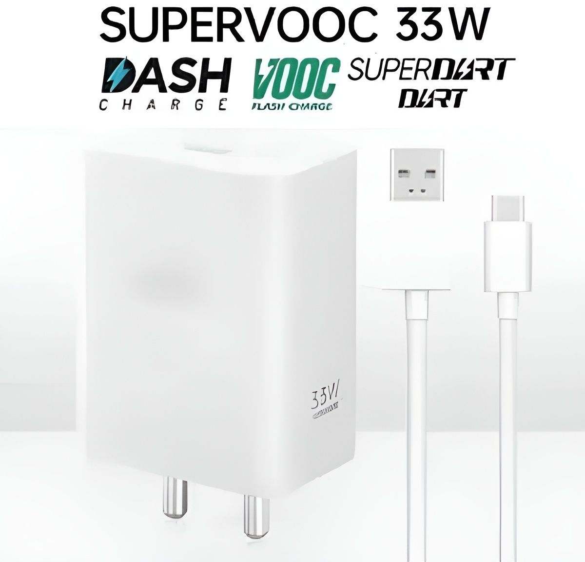zingzone 33 W SuperVOOC 6 A Wall Charger for Mobile with Detachable Cable-image-34