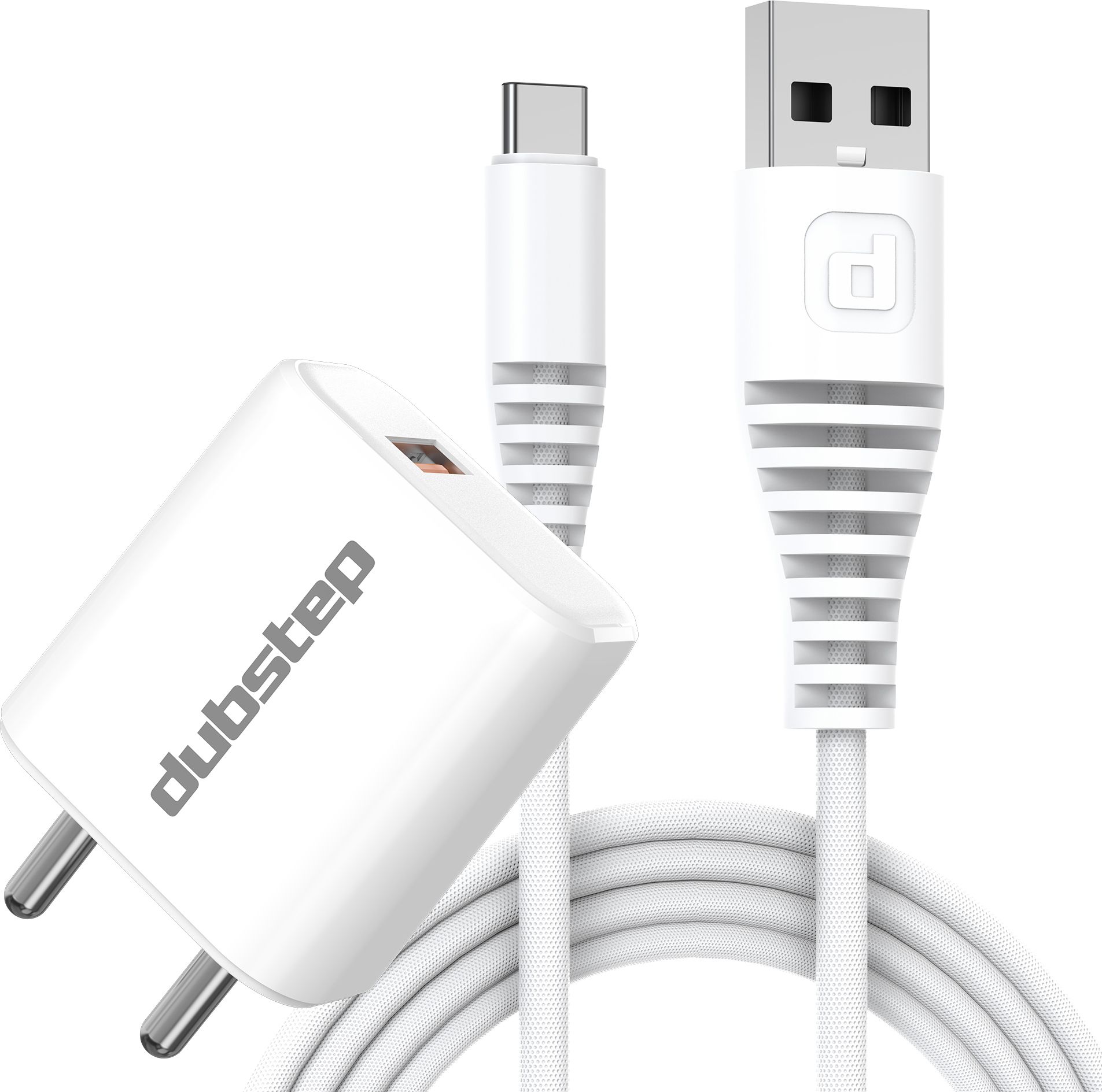Dubstep 12 W Quick Charge 2.4 A Wall Charger for Mobile with Detachable Cable-image-49