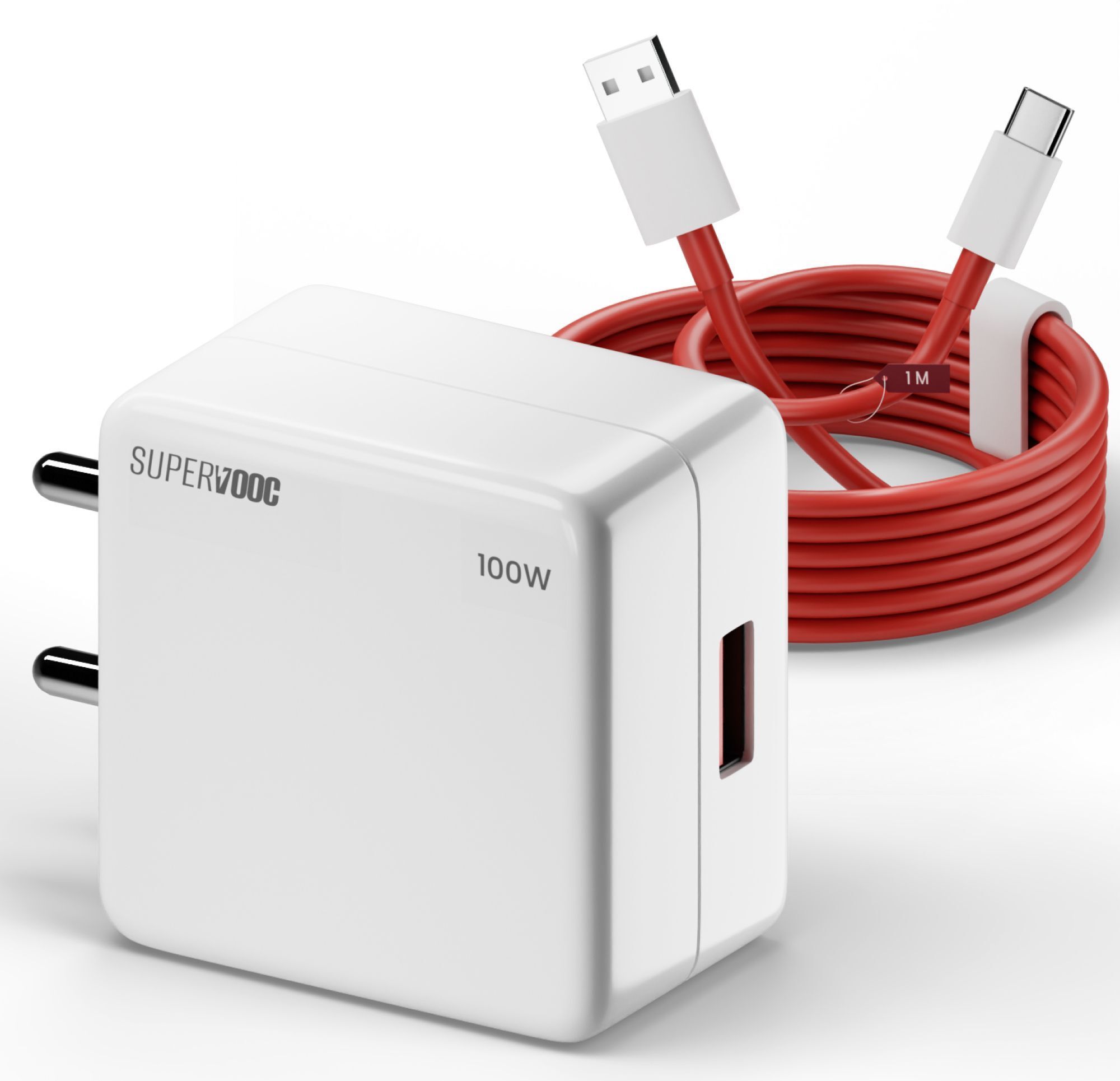 HOMEMO 100 W SuperVOOC 0.5 A Wall Charger for Mobile with Detachable Cable-image-45