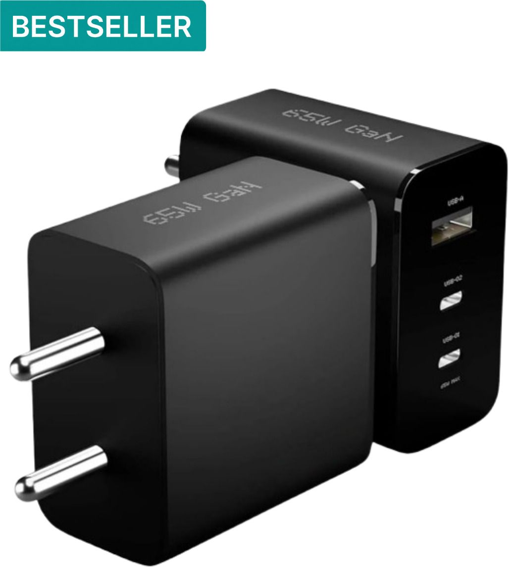 TechAmp 65 W GaN 4 A Wall Charger for Mobile-image-34