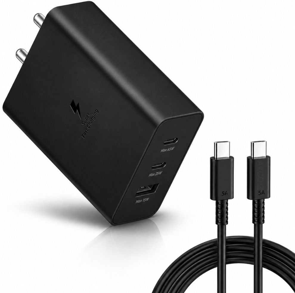 AKCOIZ 65 W GaN Wall Charger for Mobile with Detachable Cable-image-40