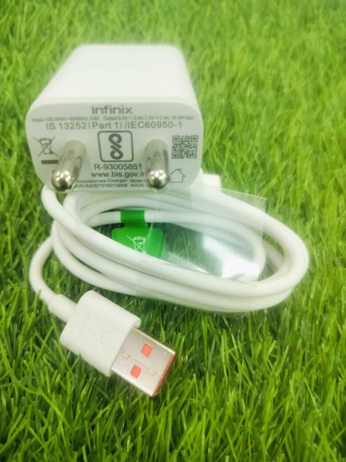Infinix 18 W 2.4 A Wall Charger for Mobile with Detachable Cable-image-16