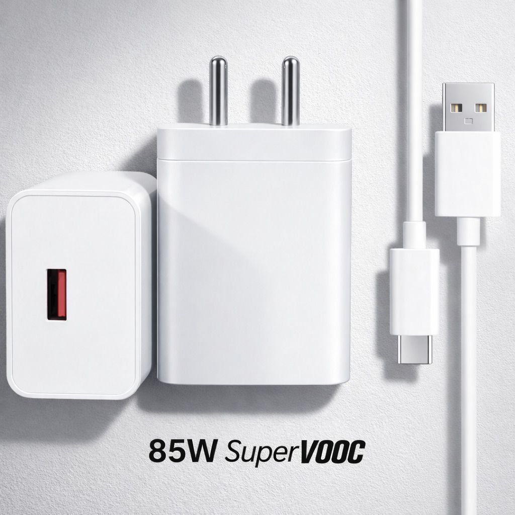 Solarity 85 W SuperVOOC 7 A Wall Charger for Mobile with Detachable Cable-image-3