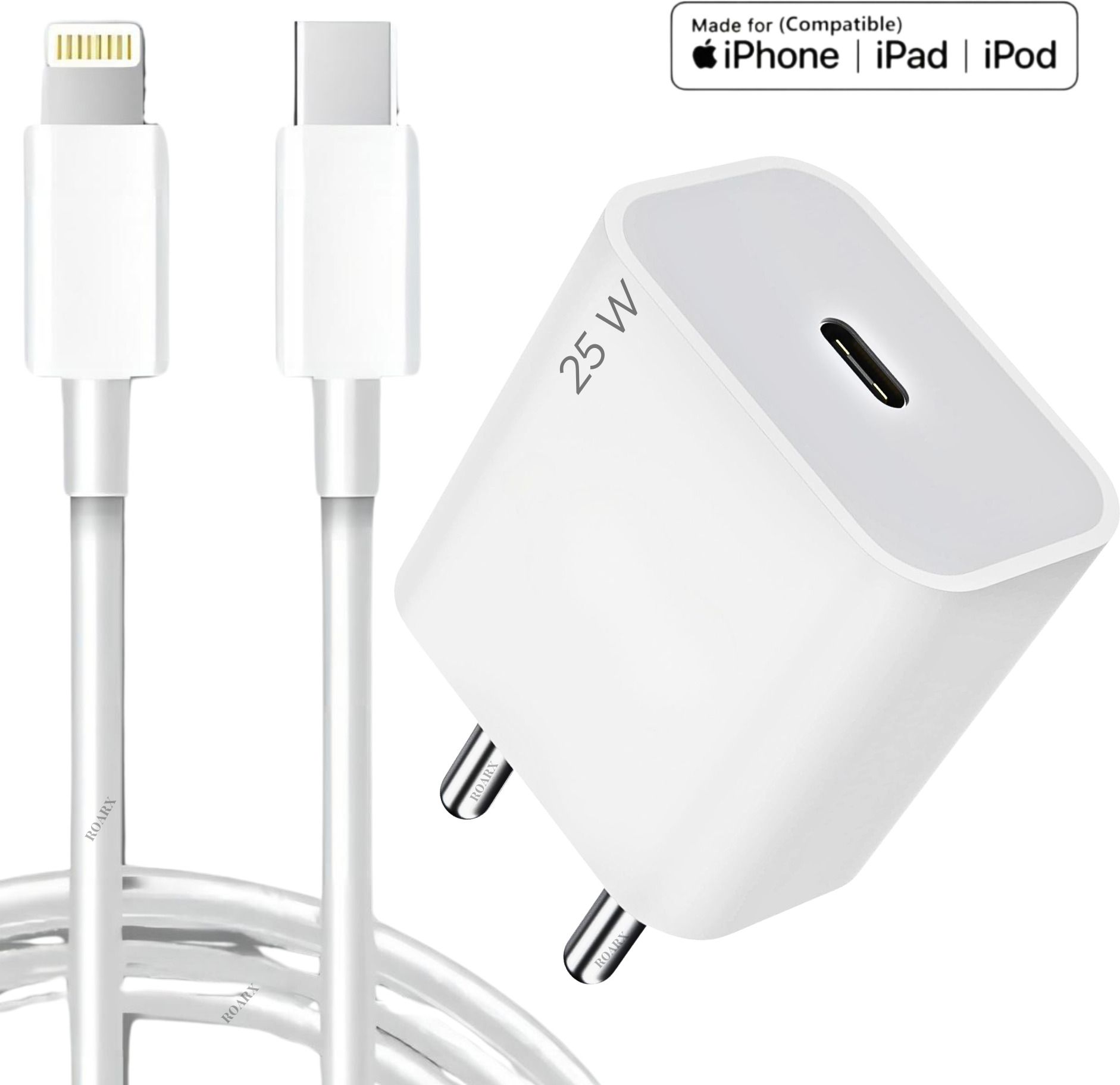 RoarX 25 W PPS 3 A Wall Charger for Mobile with Detachable Cable-image-24