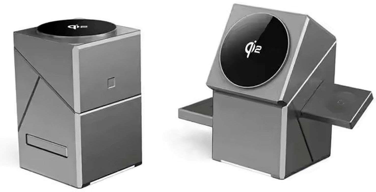 Viraan All-in-One 3-in-1 Desktop Wireless Charger Station Charging Pad-image-10