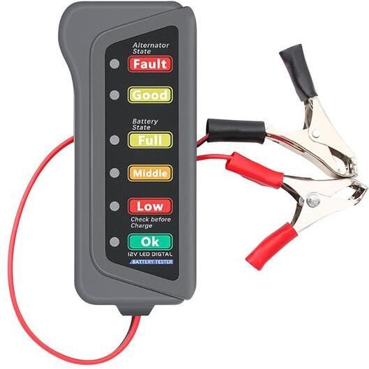 auto avenue 12V Auto Battery Health & Alternator Analyzer LED Digital Battery Tester-picture-12